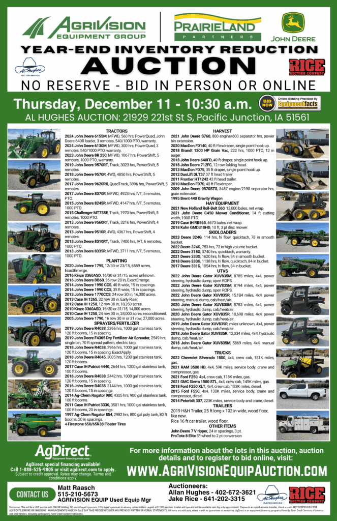 Agrivision 2025 Sale Bill